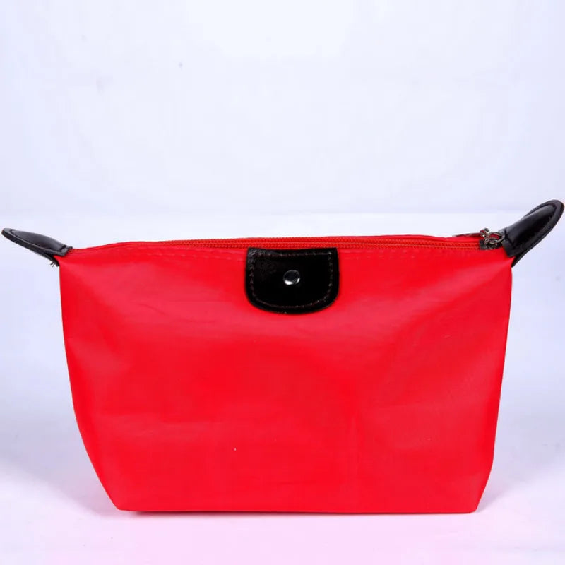 Womens Cosmetic Bag Waterproof Colorful Dumpling Style Travel Organizer Portable Tote For Women