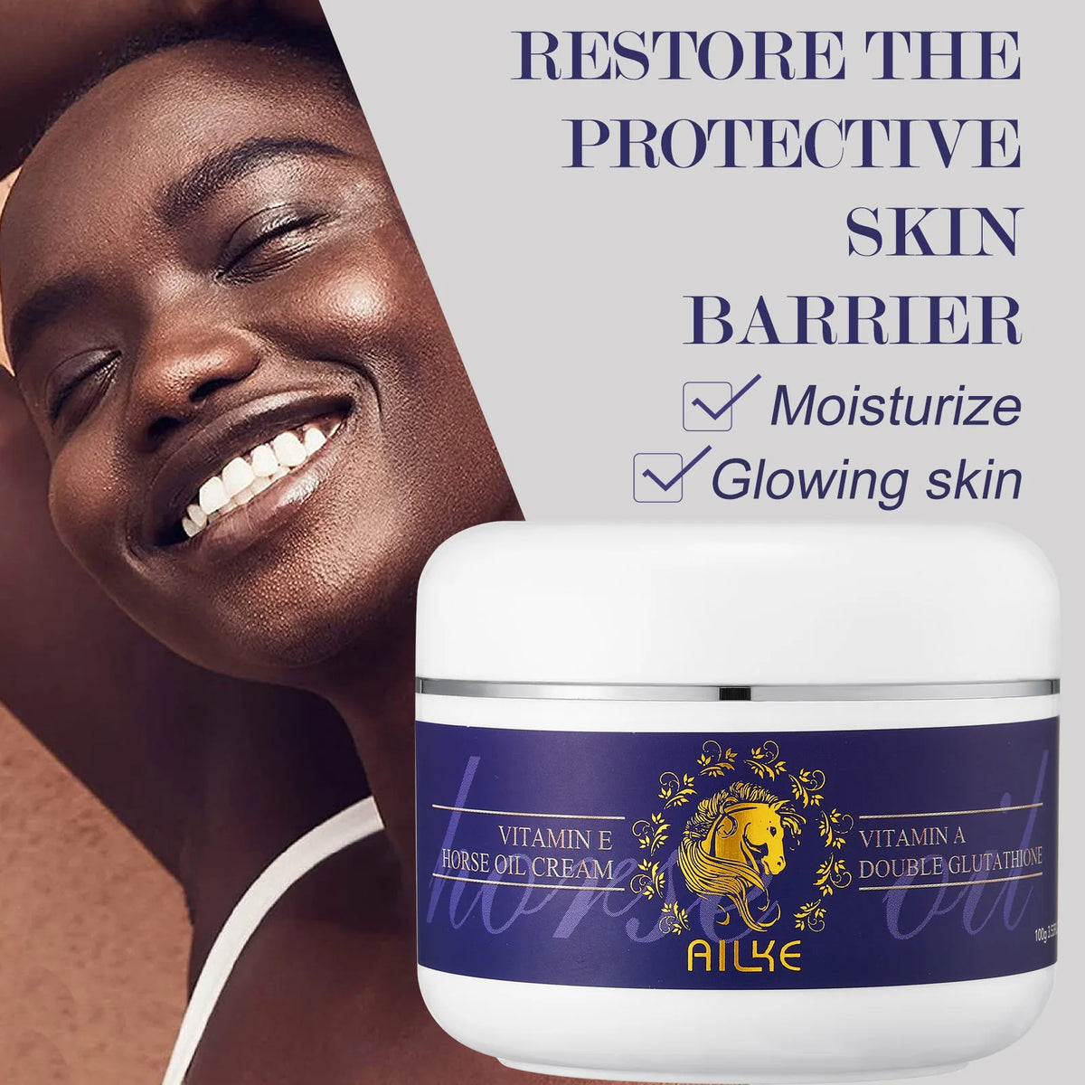 AILKE 5-in-1 Glutathione Skin Whitening Care Set for Face and Body