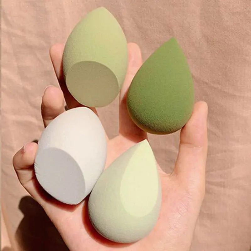 4Pcs/Bag Fashion Make Up Blender Cosmetic Puff Makeup Sponge Foundation Powder Sponge Beauty Tool Makeup Tool Accessories