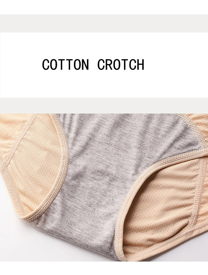 3pcs/Set Menstrual Period Panties Proof Briefs High Waist Warm Female Women Sexy Pants Leak Proof Incontinence Underwear wt02