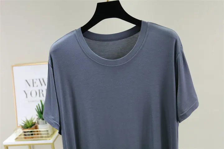 Plus size nightgown women new spring summer long dress modal cotton sleepwear night dress female loose night wear shirt camisola