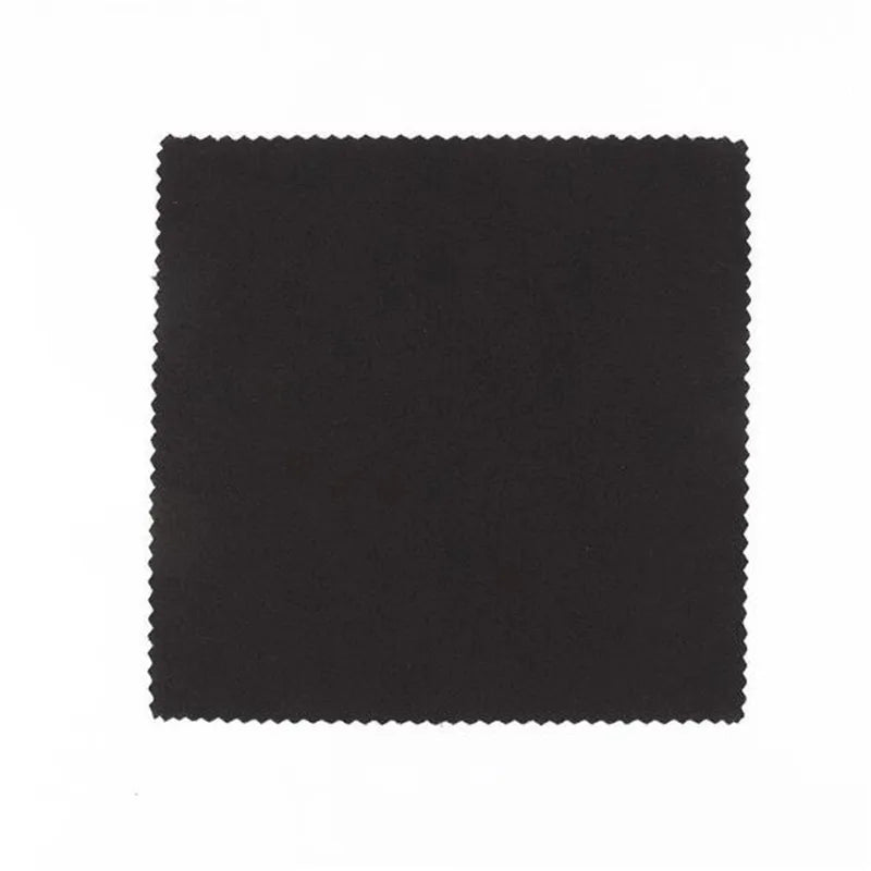 50pcs/Lot 13X13CM Black Glasses Cloth Microfiber Cleaner Cloths Cleaning Glasses Lens Eyeglasses Cloth Eyewear Accessories