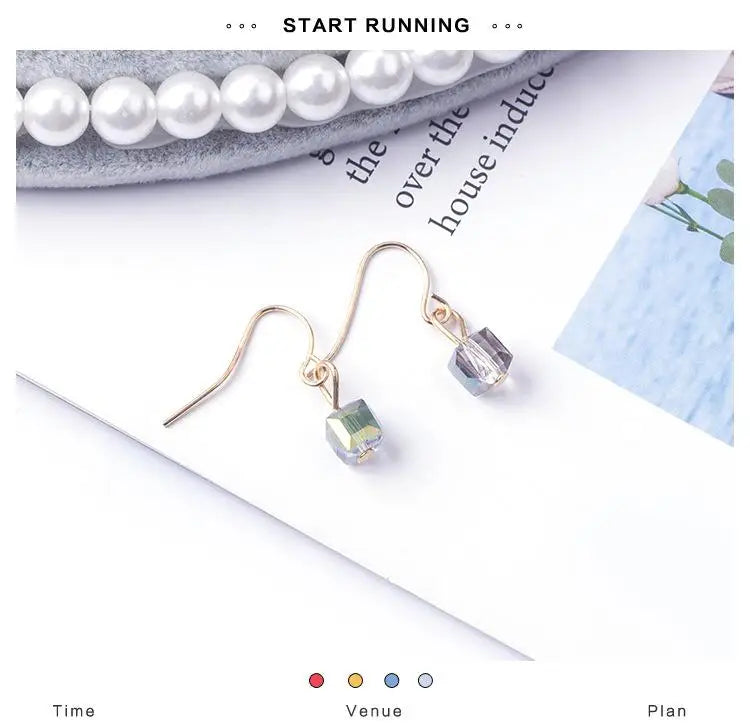 Pendientes Corazón Geométrico Hueco Tono Dorado Para Mujer Regalo Joyería Accesorio Moderno Elegante