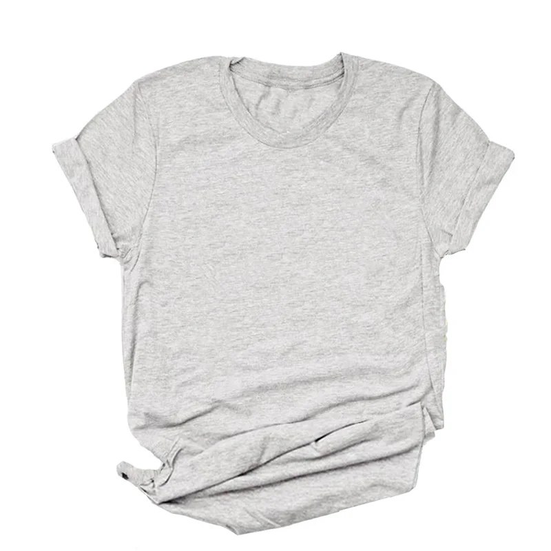 Maycaur Breathable New Women'S Short Sleeve T-Shirt Print T-Shirt Multi Pure Color T Shirt Fashion Sports Breathable Tshirt Female