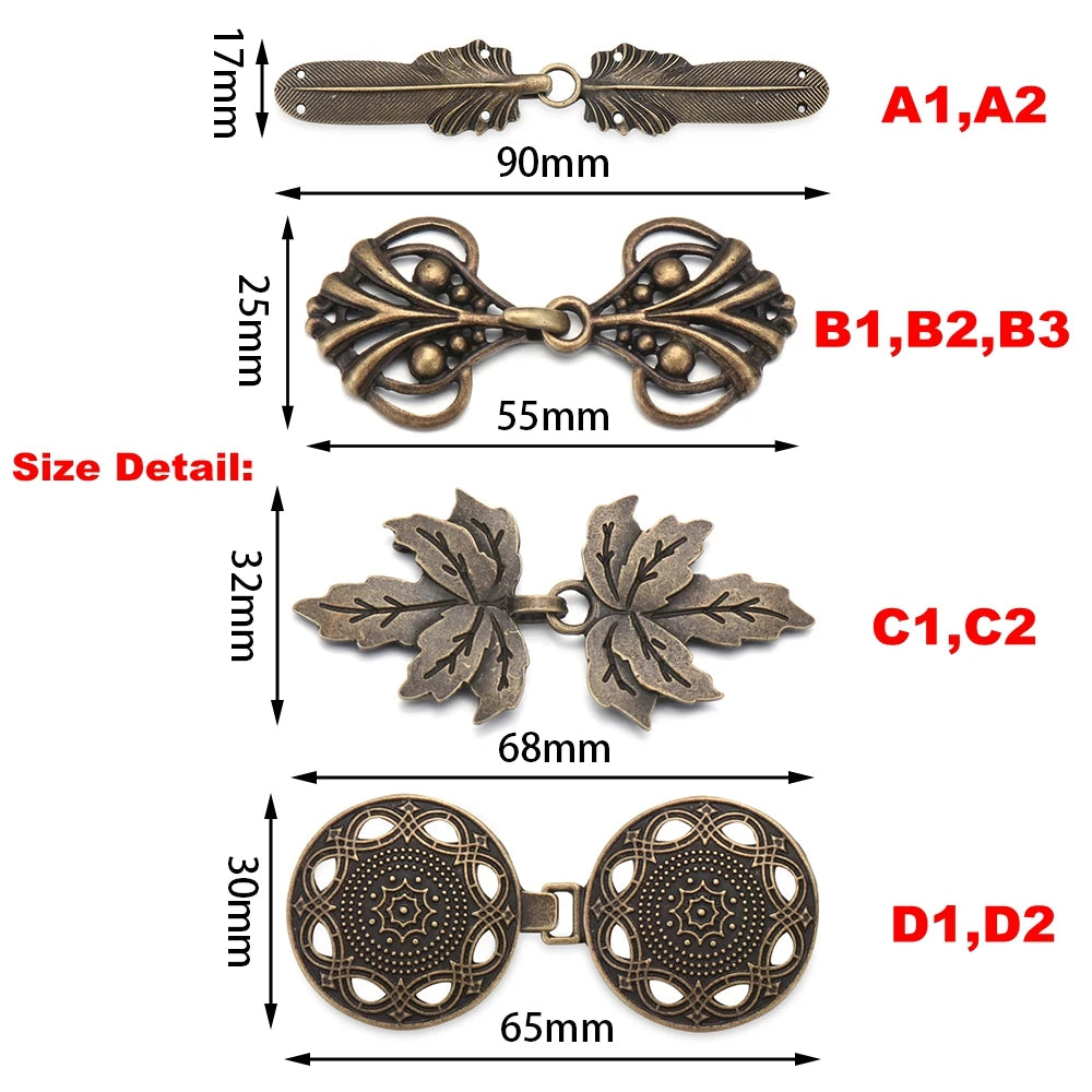 1 Pc Retro Metal Button Sweater Cardigan Clip Sewing Craft Duck Clip Pin Sweater Scarf Clasp Connection Buckle Accessory
