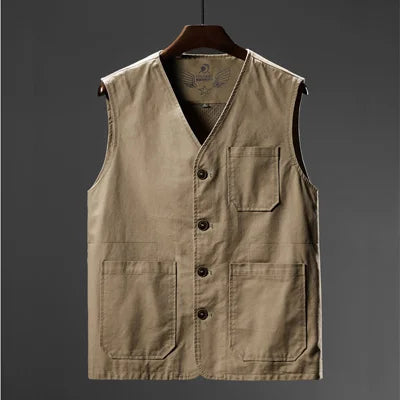 DIMUSI Summer Men's Vests Casual Man Army Breathable Mesh Vest Sleeveless Jackets Man Outdoor Fishing Waistcoats Clothing 8XL