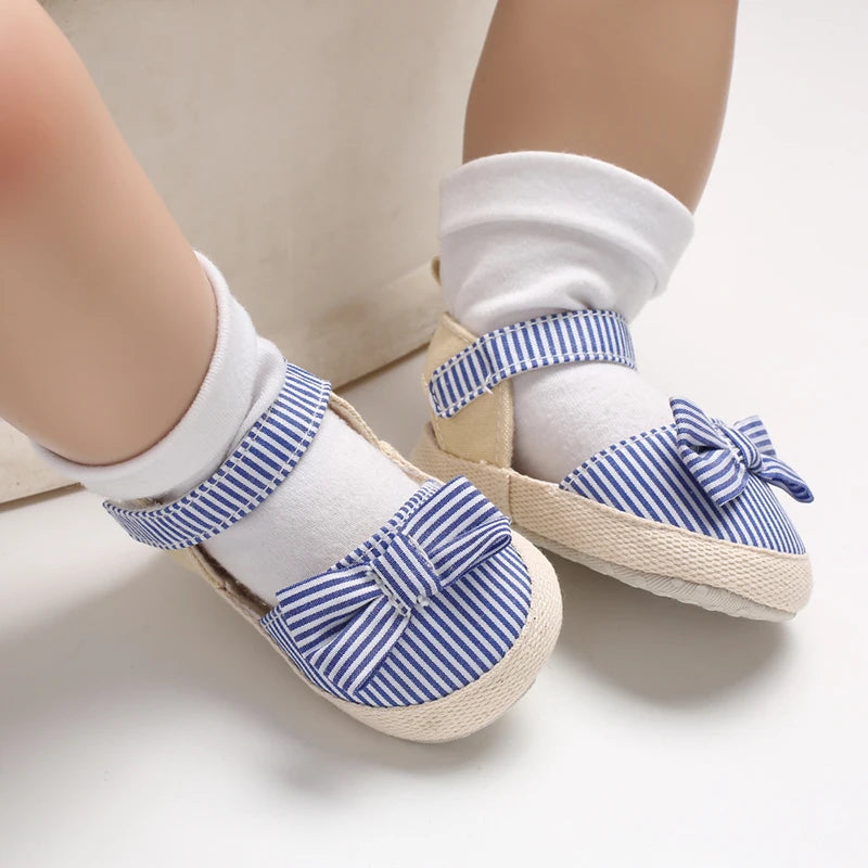 2025 New 0-18M Summer Newborn Baby Girls Boys Sandals Shoes Butterfly Flat With Heel Soft Bottom Anti Slip Shoes