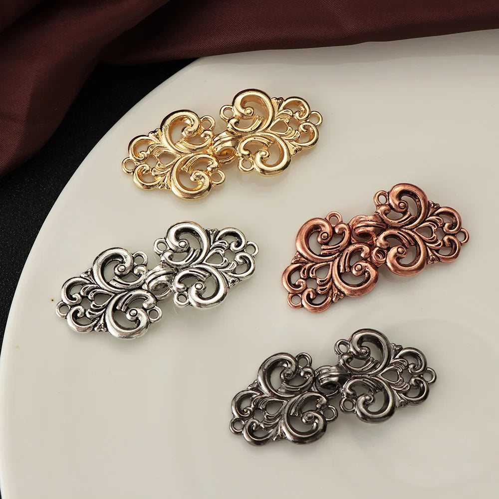 1 Pc Retro Metal Button Sweater Cardigan Clip Sewing Craft Duck Clip Pin Sweater Scarf Clasp Connection Buckle Accessory