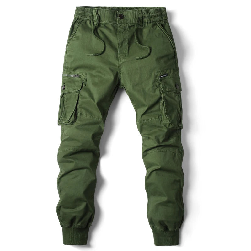 Mens Cargo Pants Tactical Cotton Full Length For Work And Streetwear Plus Size Durable Comfort Everyday Utility
