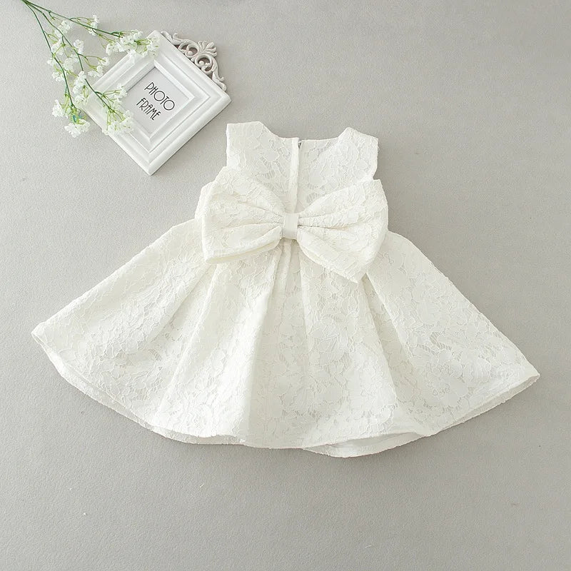 Baby Appliques Formal Princess Dresses for Girl Rainbow Tulle Birthday Party Dress Infant Girl Dress Baby Clothes 3-24M