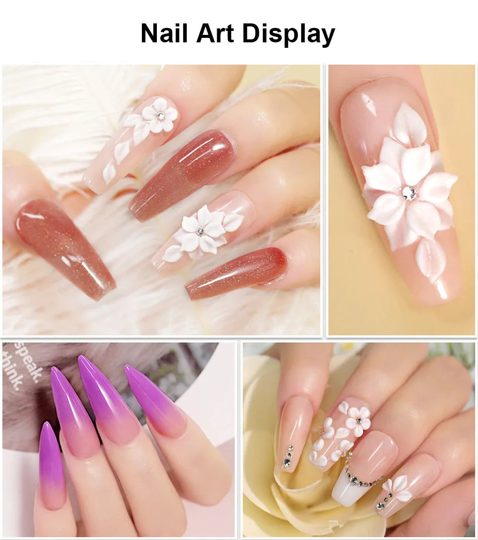 Professional Nail Gel Kit Factory Wholesale UV Light Varnish Soak Gel Girls' Private Label Acrylic Nail Powder Set