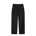 Women's Multi-Color Imitation Wool Straight Pants High-Waisted Slimming Look Draped Pure Color Simple No-Iron Work Clothing Casual Long Pants