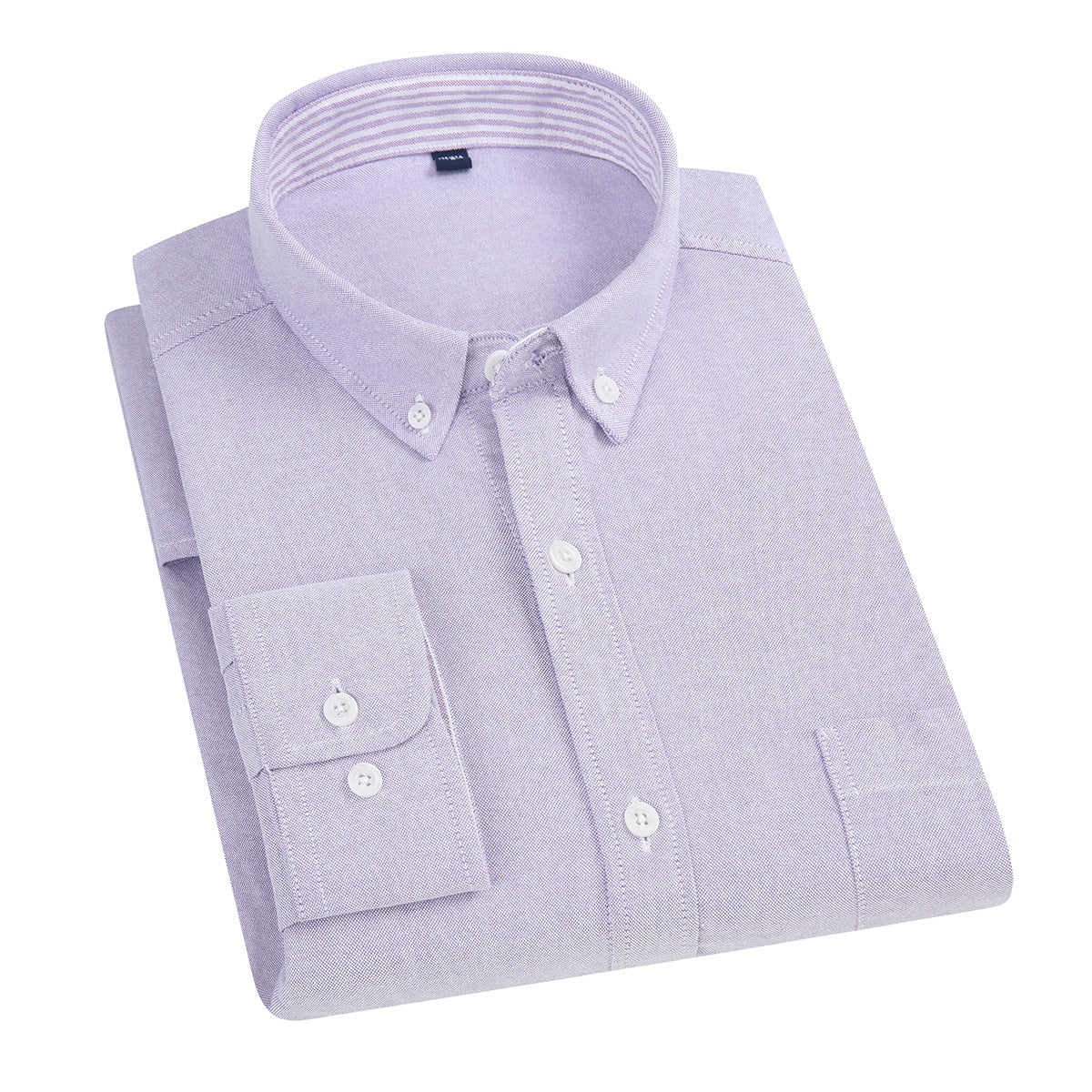 East Rain Men's Long Sleeve Cotton Shirt - Casual Slim Fit