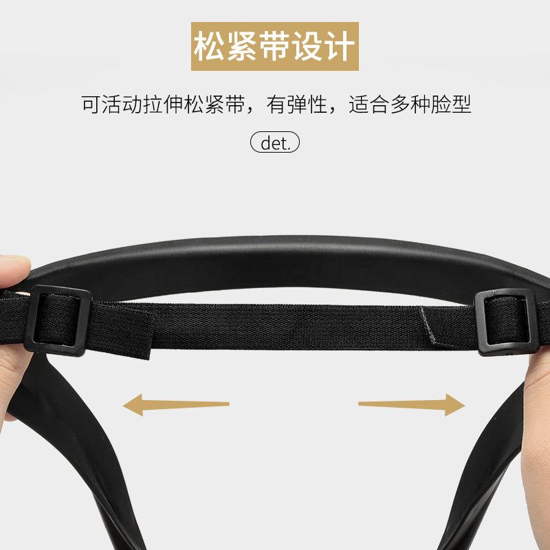 Cross-Border Children's Full-Face Protection New Style Girls' Plastic Spherical Face Shield Round Goggles to Protect Boys' Glasses