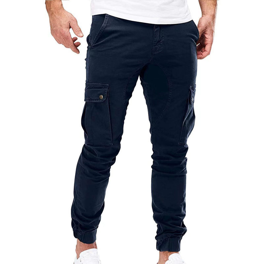Autumn new men's pants ebay men's overalls Amazon wish AliExpress new overalls men's manufacturers straight