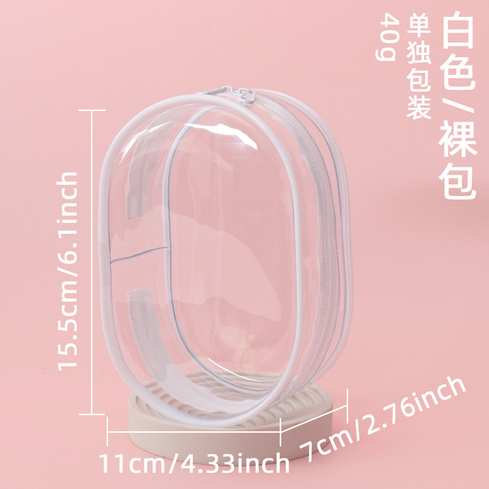 15cm Doll Display Bag - PVC Transparent Hand-Made Doll Outing Bag