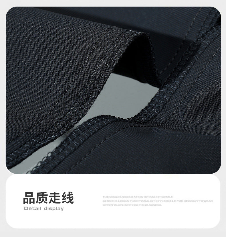 Ice silk trousers men's summer thin stretch high-grade draping straight loose business casual trousers plus size pants men
