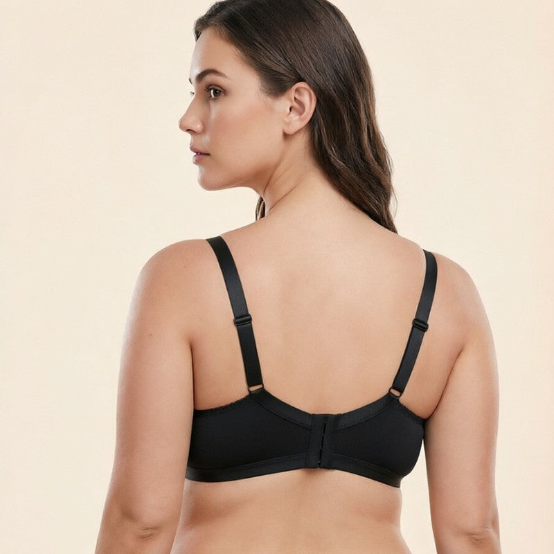 Satin ultra-thin plus size bra without steel ring European and American foreign trade underwear bra women 80BCDEFG-120BCDEEEFG