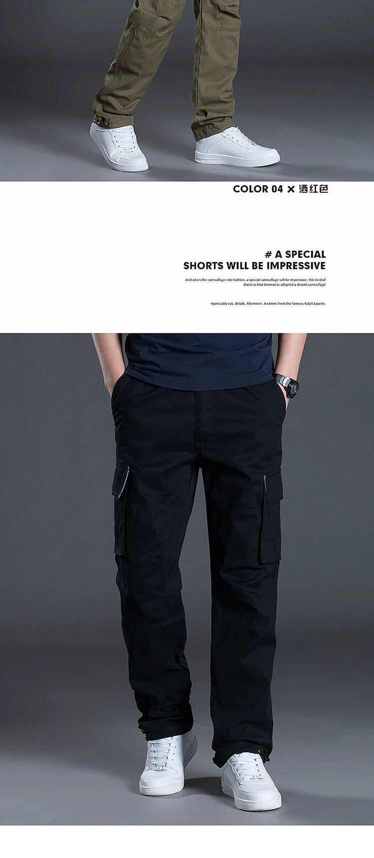 Wholesale overseas overalls men's pants casual overalls labor protection wear-resistant straight loose spring and autumn casual pants multi-pocket