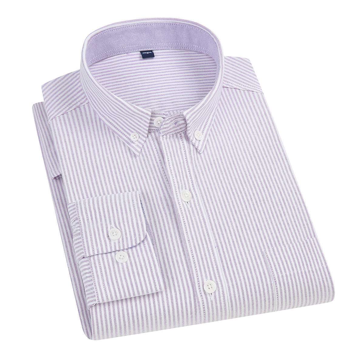 East Rain Men's Long Sleeve Cotton Shirt - Casual Slim Fit