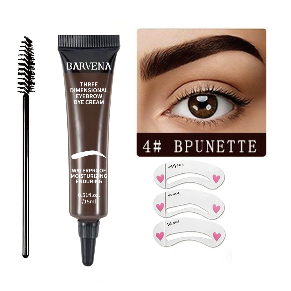 Barubt Eyebrow Tinting Gel - Waterproof Long-Lasting Eyebrow Tint