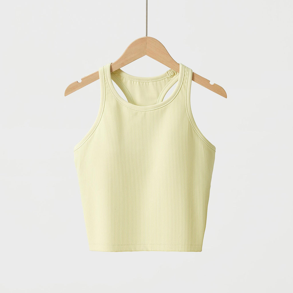 Original ebb yoga vest women's I-character sports outer wear tight quick-drying with chest pad running bra fitness upper