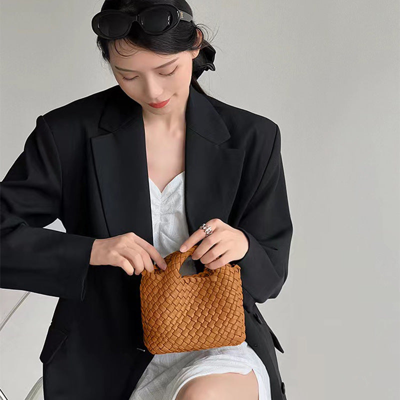 Cross-border Fashion Chain Bag Hand-woven Bag Women's Vegetable Basket Small Bag Han Feng Shoulder Bag Crossbody Bag