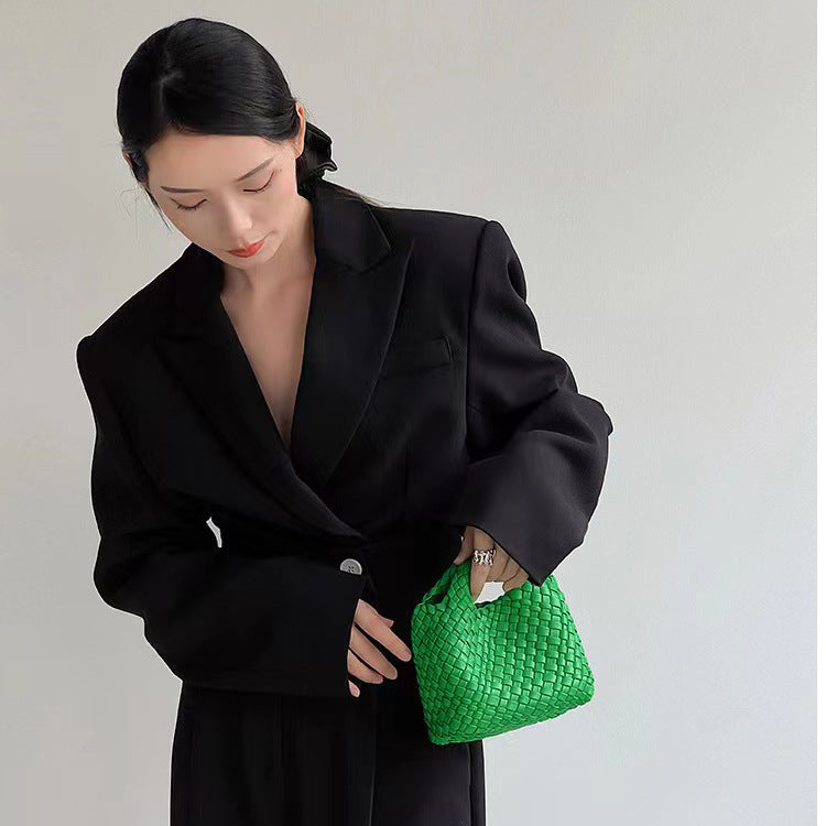 Cross-border Fashion Chain Bag Hand-woven Bag Women's Vegetable Basket Small Bag Han Feng Shoulder Bag Crossbody Bag