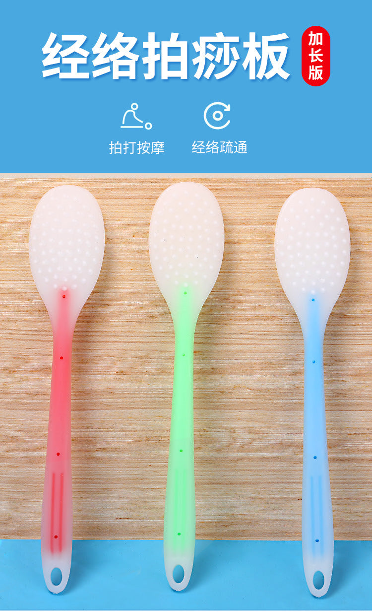 Meridian massage board silicone health care home massage stick fitness massage scraping board massage acupuncture point massage hammer