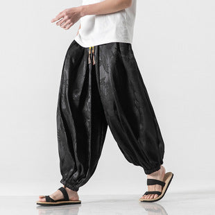 Spring and summer leggings suit pants British trousers men's business casual pants Korean slim straight black thin