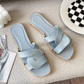 New Style Slippers for Women Summer Outer Wear K-Style Ins Popular Shrimp Skin Fashion Slippers Aliexpress Amazon Wholesale