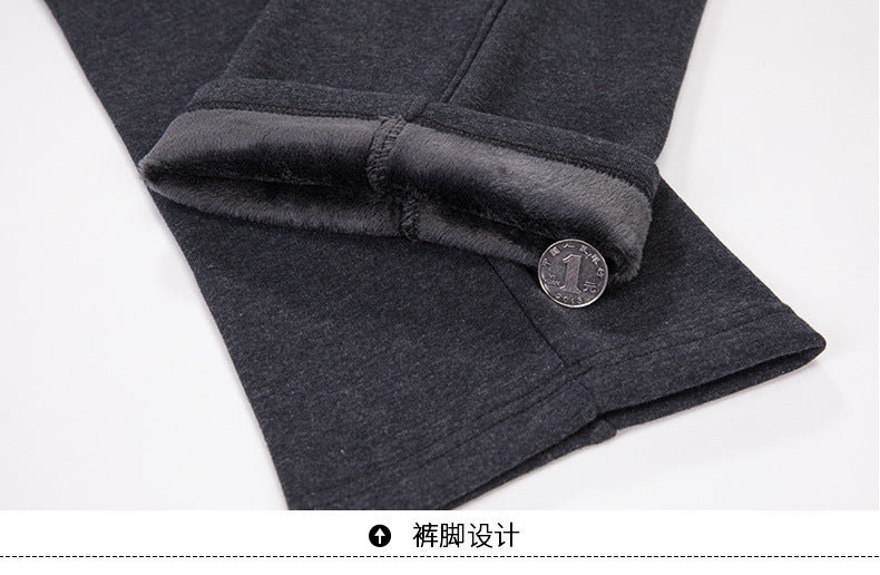 Middle-aged Women's Pants Autumn Thickened Winter fleece-lined Middle-aged Mother's Pants Autumn and Winter Sports Pants Women's Middle-aged Women's Pants