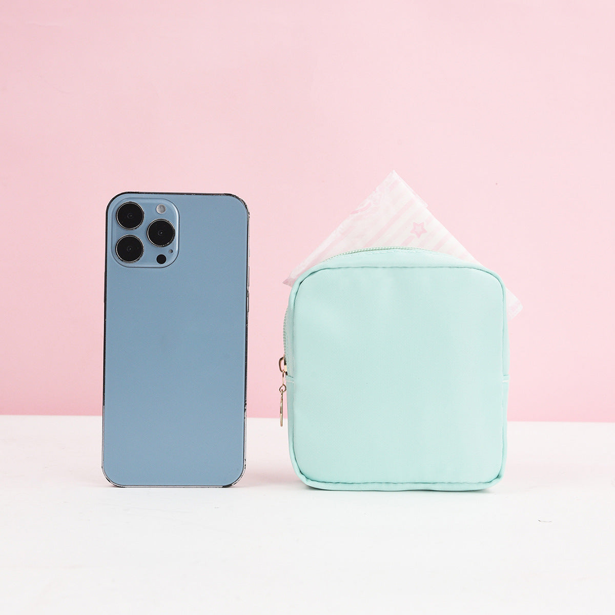 Cross-border Sanitary Napkin Storage Bag Auntie Napkin Carry-on Storage Bag Large Capacity Sanitary Napkin Monthly Small Bag Auntie Napkin Bag