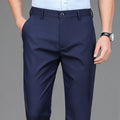 Wholesale Casual Pants Men's Western Pants Trousers Men's Thin Stretch Slim-Fit Pants Non-Ironing Business Dress Pants Trendy