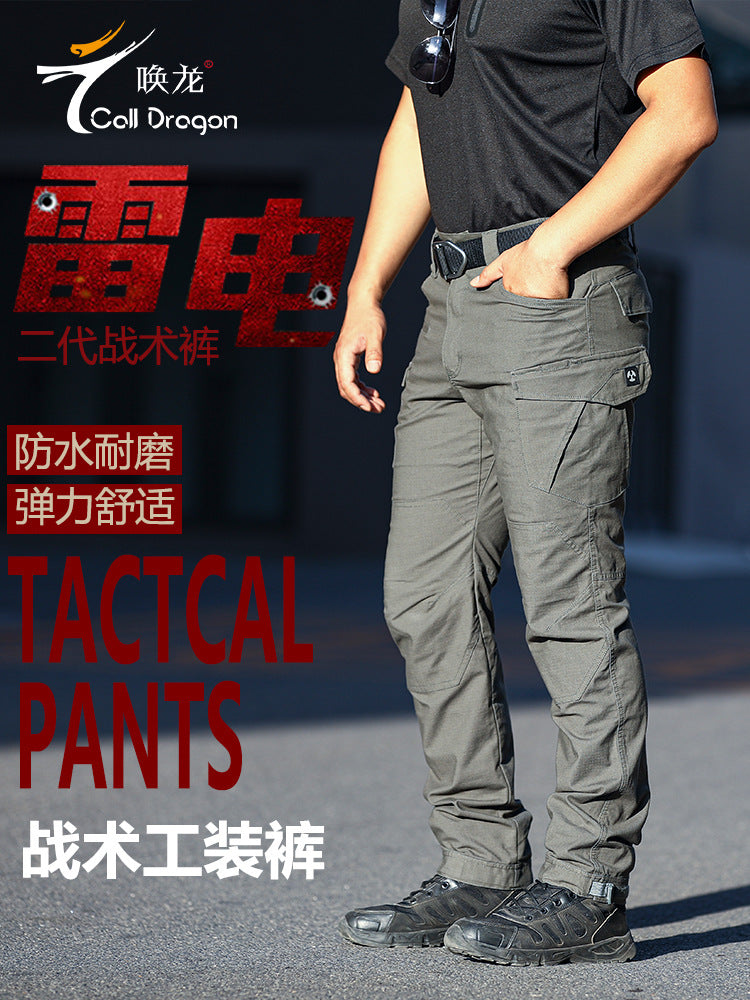 Huanlong Thunderbolt Ii Elastic Tactical Pants Men's Outdoor Clothing Jogger Hiking Mountaineering Pants American Style Workwear Pants