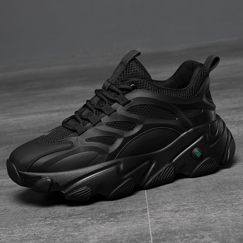 Lion Eagle Dell Torre Shoes Men's Shoes Breathable 45 Thick Bottom Black Plus Size 46 Joker 47 Casual Shoes 48 sneaker