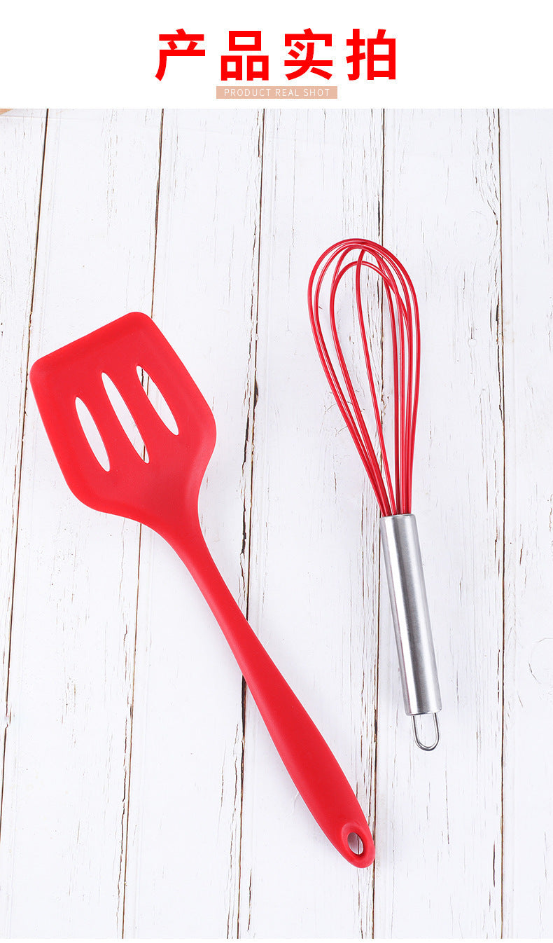 5-Piece Silicone Kitchen Utensil Set - Cooking and Baking Tools