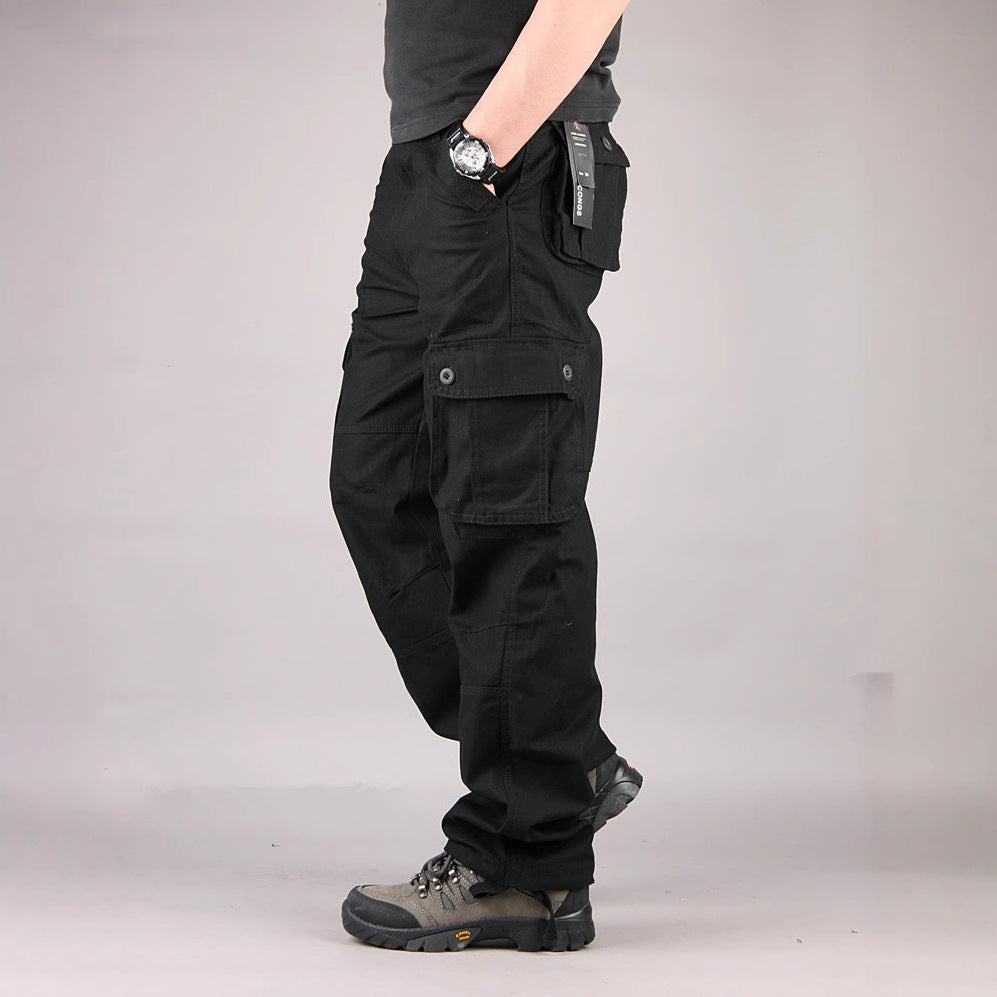 Foreign Trade Wholesale Overseas Workwear Pants Men's Multi-pocket Pants New Men's Casual Loose Men's Pants Labor Protection Pants