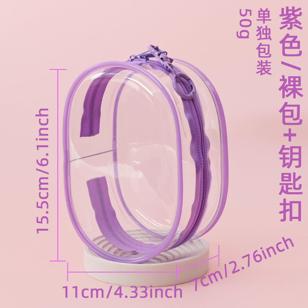 15cm Doll Display Bag - PVC Transparent Hand-Made Doll Outing Bag