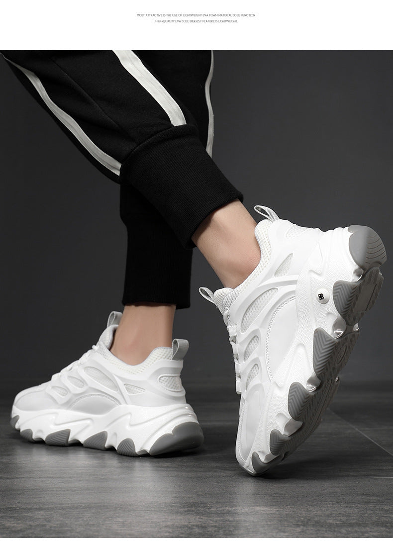 Lion Eagle Dell Torre Shoes Men's Shoes Breathable 45 Thick Bottom Black Plus Size 46 Joker 47 Casual Shoes 48 sneaker