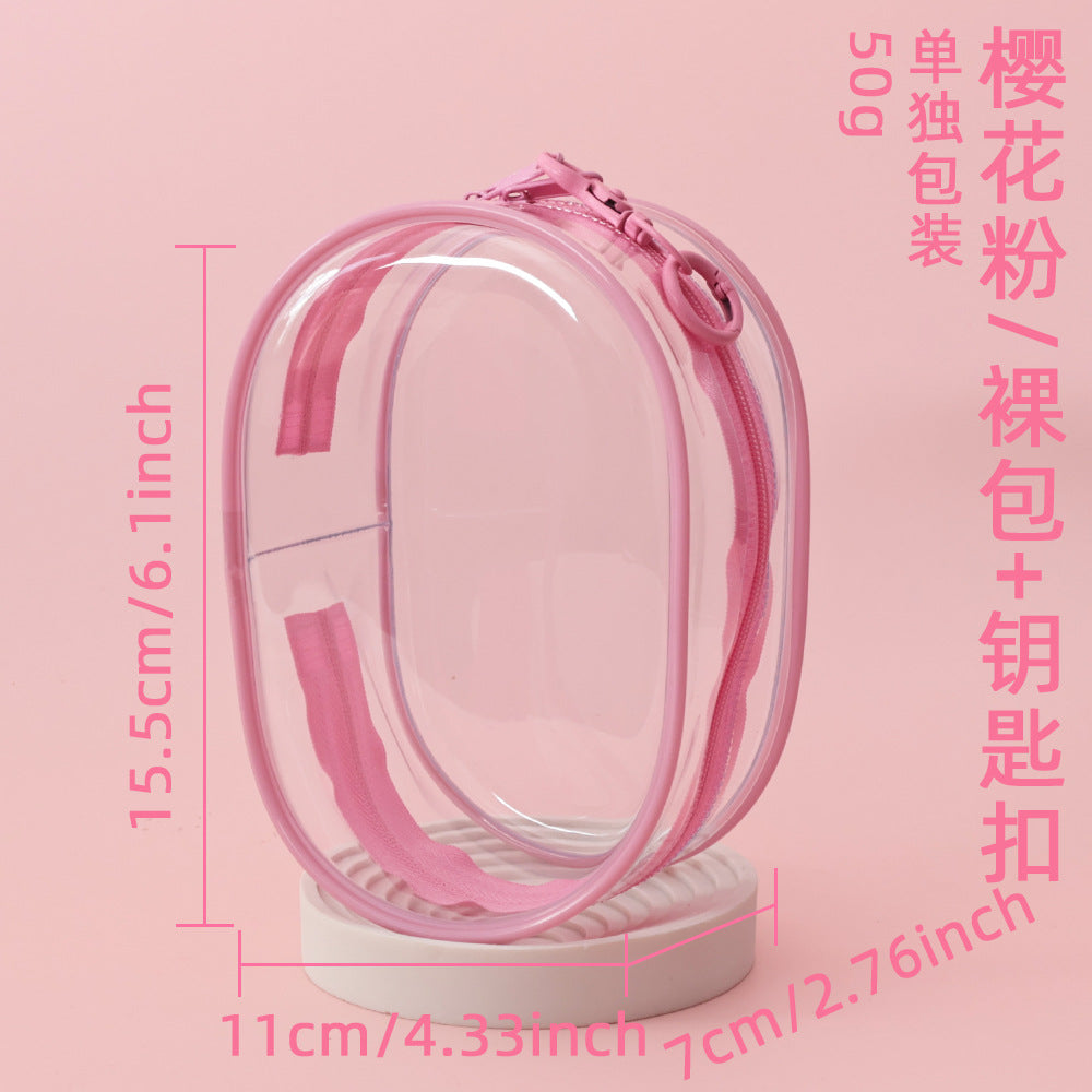 15cm Doll Display Bag - PVC Transparent Hand-Made Doll Outing Bag
