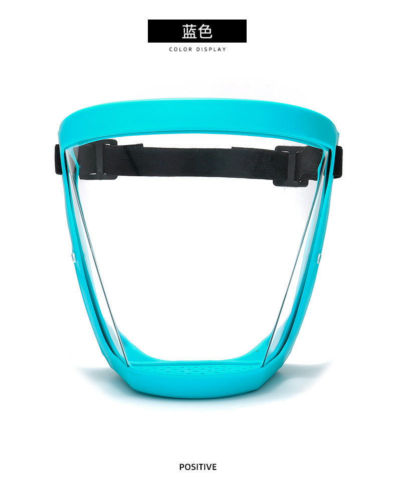 Cross-Border Children's Full-Face Protection New Style Girls' Plastic Spherical Face Shield Round Goggles to Protect Boys' Glasses