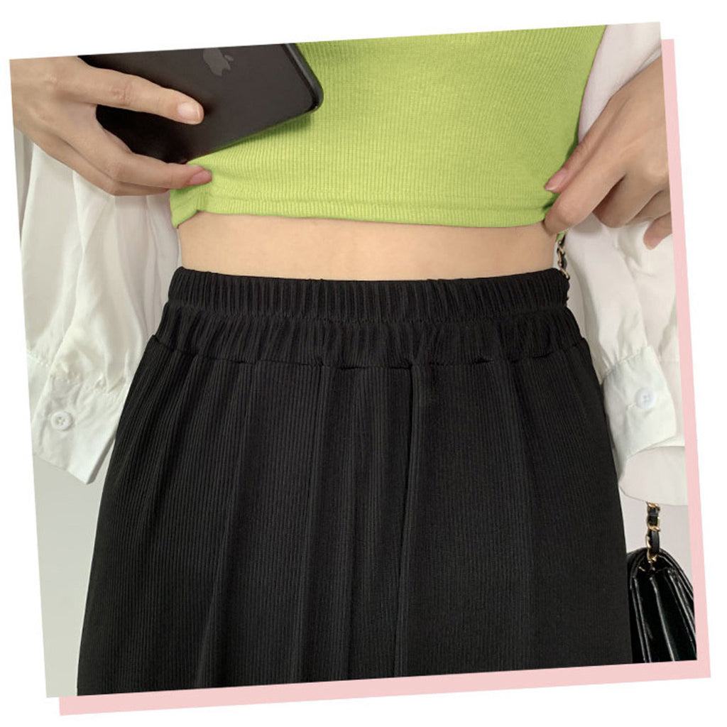 2026 Thin Ice Silk Sports Pants for Women, Loose White Joggers, Summer Thin Casual Harem Sweatpants for Petite Figures