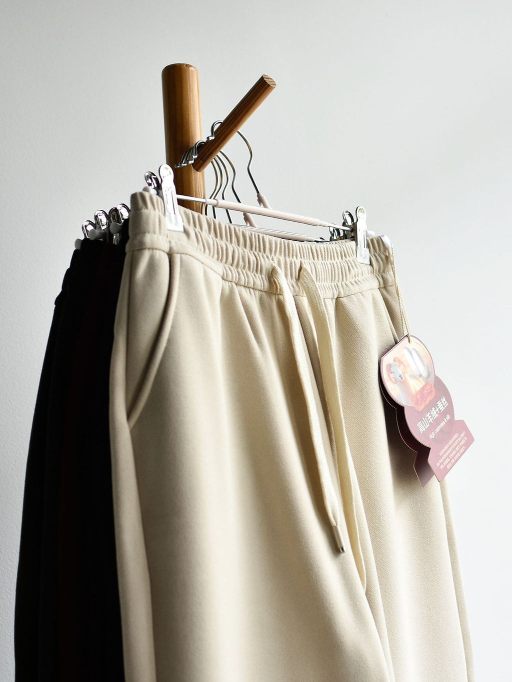 【Double Warm Wool Pants】Women's New Style Draped Wool Silk Soft and Smooth Winter Slimming Wide-Leg Casual Long Pants for Women