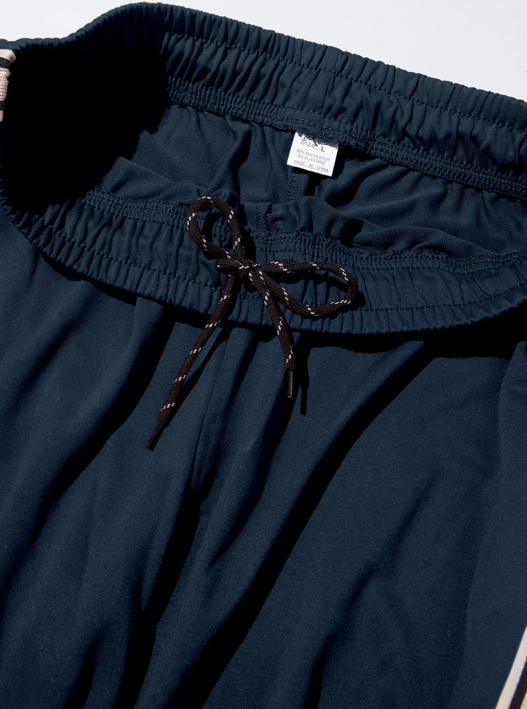 Independent Brand European and American Men's Pearl Cotton Twill Casual Sports Side Stripe Cross-Border High Street Straight Wide-Leg Sweatpants