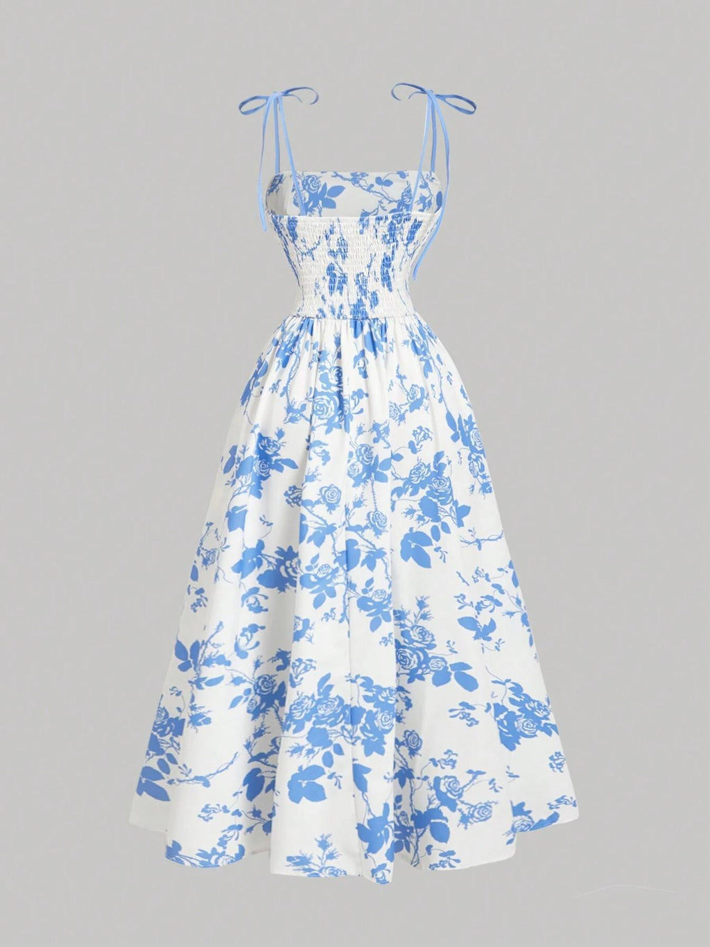 Amazon 2025 European and American New Women's Floral Printed Sling Homecoming dress Summer Sun Dress Spring Dress