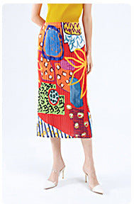 Miyake 2026 Summer Pleated Cropped Pants Slim Fit Loose Versatile Slimming Casual Straight Pants Japanese and Korean Casual Style