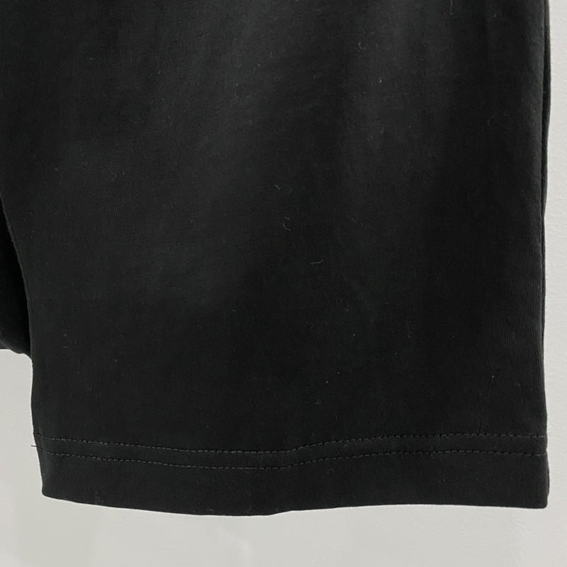 SUBHUMAN men's chic dark five-point harem hanging baggy pants shorts casual middle pants