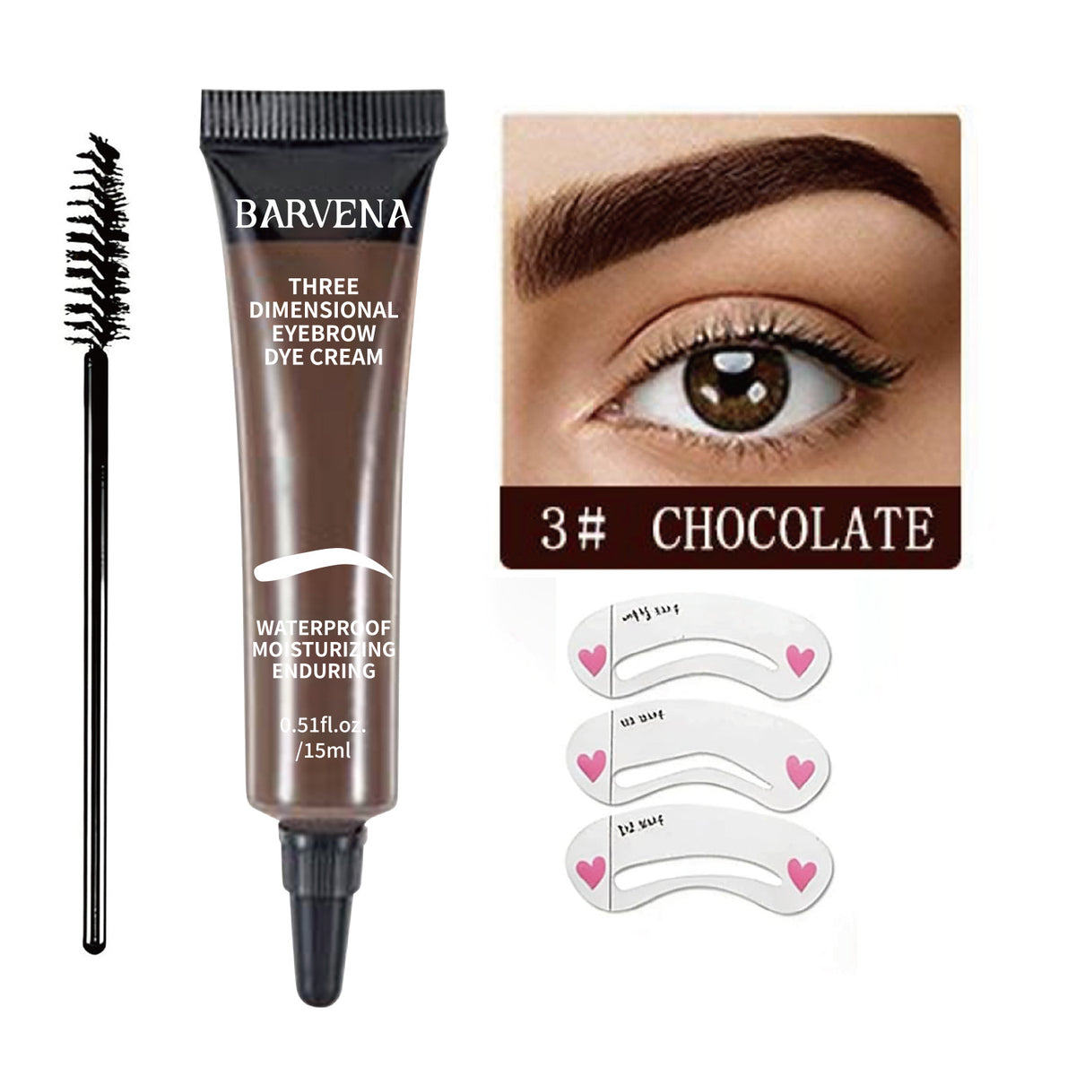 Barubt Eyebrow Tinting Gel - Waterproof Long-Lasting Eyebrow Tint