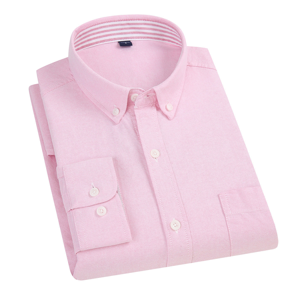 East Rain Men's Long Sleeve Cotton Shirt - Casual Slim Fit